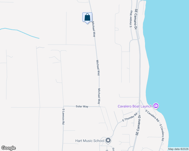 map of restaurants, bars, coffee shops, grocery stores, and more near 900 Michael Way in Camano