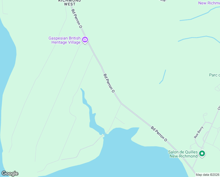 map of restaurants, bars, coffee shops, grocery stores, and more near 321 Boulevard Perron Ouest in New Richmond