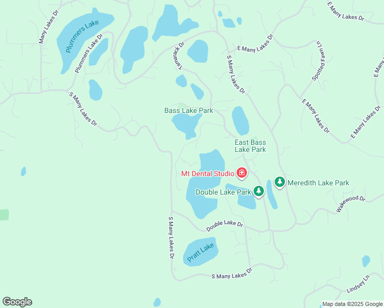 map of restaurants, bars, coffee shops, grocery stores, and more near 75 Bass Lake Dr in Kalispell