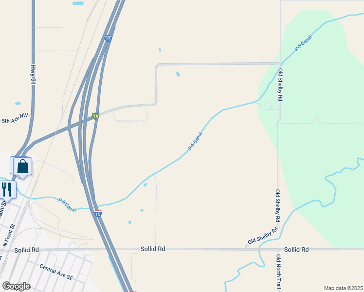 map of restaurants, bars, coffee shops, grocery stores, and more near in Conrad