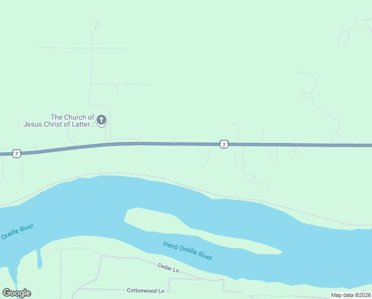 map of restaurants, bars, coffee shops, grocery stores, and more near 3604 U.S. 2 in Priest River