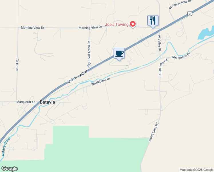 map of restaurants, bars, coffee shops, grocery stores, and more near 2001-2253 Whalebone Drive in Kalispell