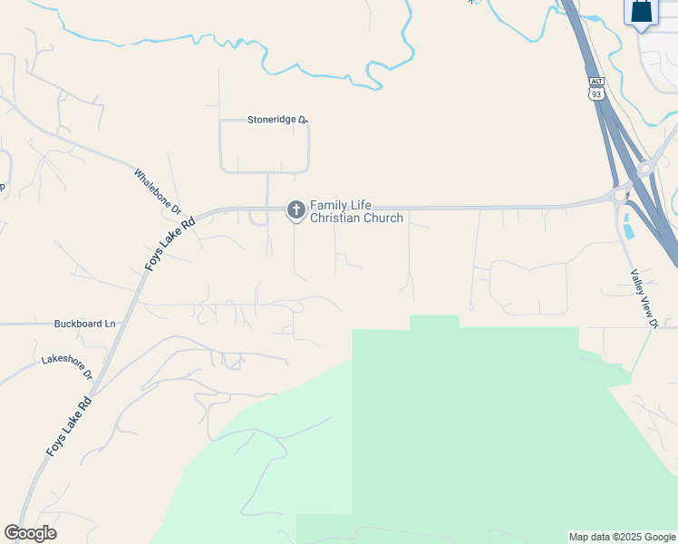 map of restaurants, bars, coffee shops, grocery stores, and more near 985 Foys Lake Road in Kalispell