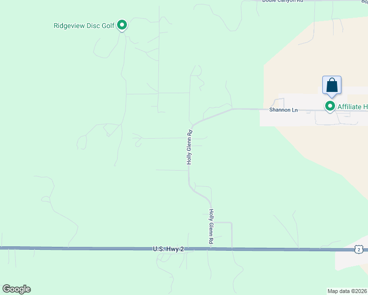 map of restaurants, bars, coffee shops, grocery stores, and more near 448 Holly Glenn Road in Priest River