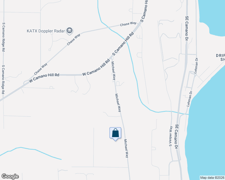 map of restaurants, bars, coffee shops, grocery stores, and more near 608 Michael Way in Camano