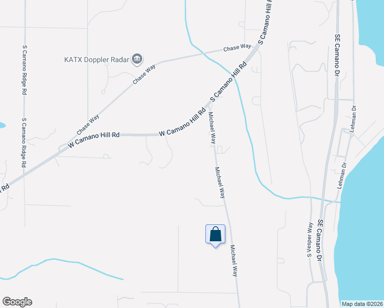 map of restaurants, bars, coffee shops, grocery stores, and more near 608 Michael Way in Camano