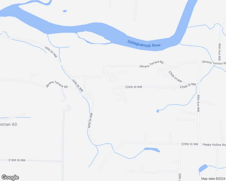 map of restaurants, bars, coffee shops, grocery stores, and more near 5528 226th Street Northwest in Stanwood