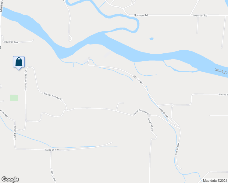 map of restaurants, bars, coffee shops, grocery stores, and more near 6601 Silvana Terrace Road in Stanwood