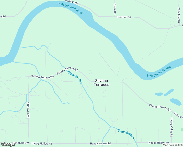map of restaurants, bars, coffee shops, grocery stores, and more near 3915 Silvana Terrace Road in Stanwood