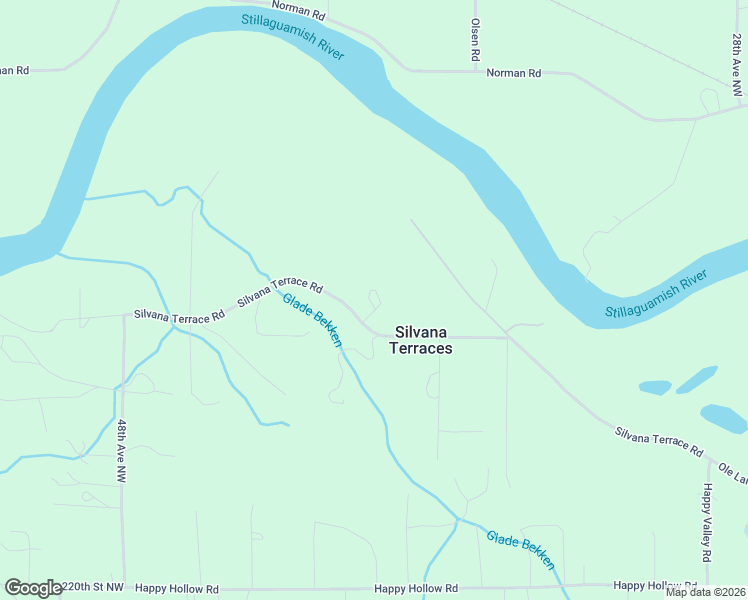 map of restaurants, bars, coffee shops, grocery stores, and more near 3915 Silvana Terrace Road in Stanwood