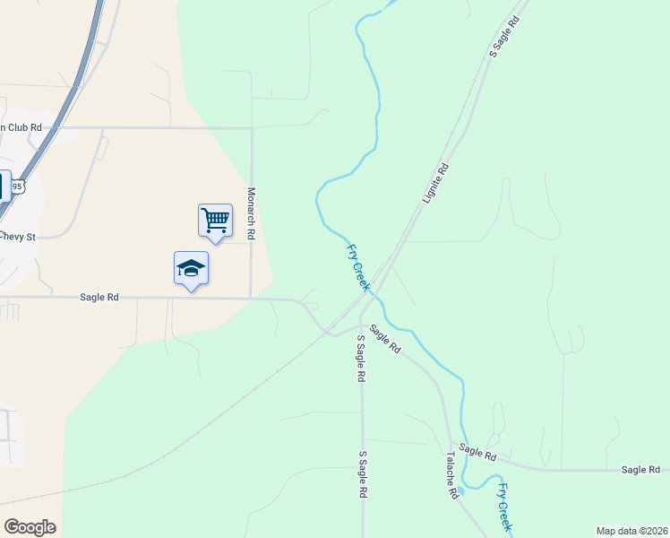 map of restaurants, bars, coffee shops, grocery stores, and more near 773 South Sagle Road in Sagle