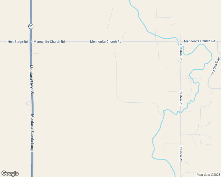 map of restaurants, bars, coffee shops, grocery stores, and more near 194 Mennonite Church Road in Kalispell