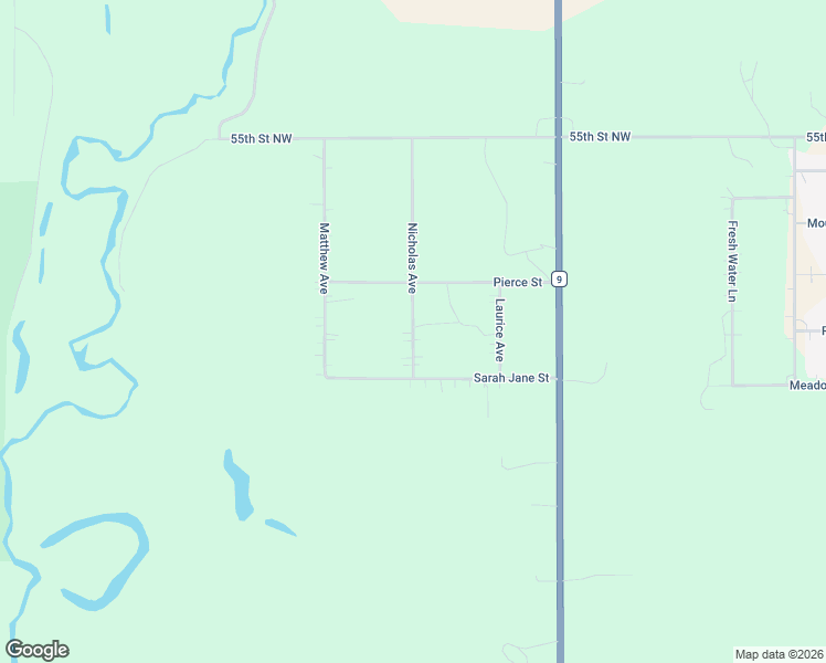 map of restaurants, bars, coffee shops, grocery stores, and more near 5463 Nicholas Avenue in Williston