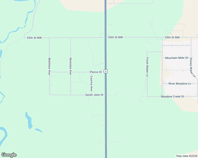 map of restaurants, bars, coffee shops, grocery stores, and more near 5461 134th Avenue Northwest in Williston