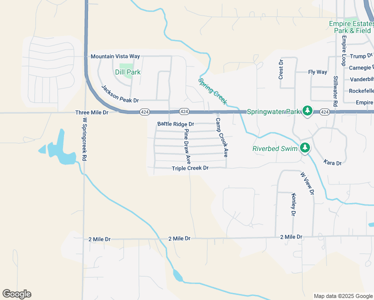 map of restaurants, bars, coffee shops, grocery stores, and more near Pine Draw Avenue in Kalispell