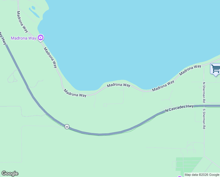 map of restaurants, bars, coffee shops, grocery stores, and more near 1849 Madrona Way in Coupeville