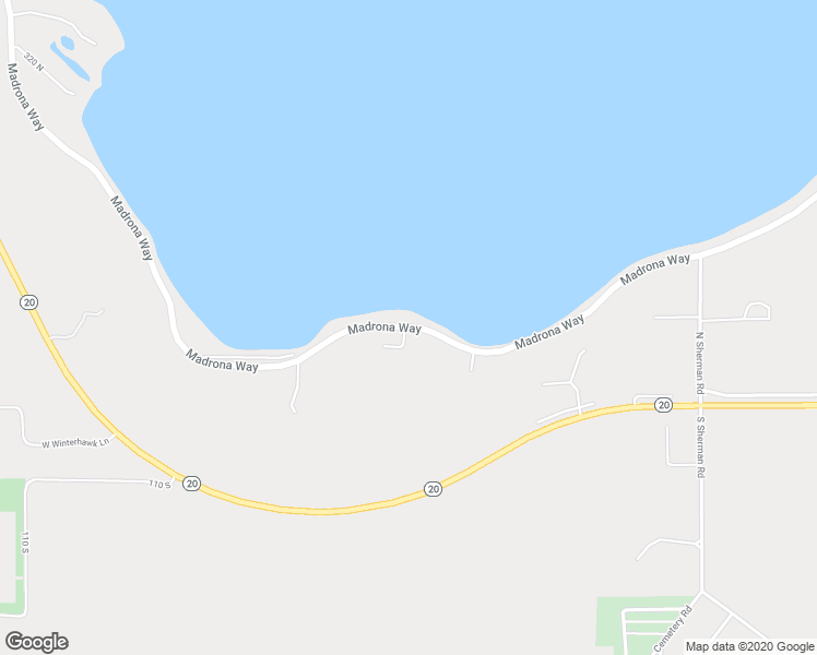 map of restaurants, bars, coffee shops, grocery stores, and more near 1741 Madrona Way in Coupeville