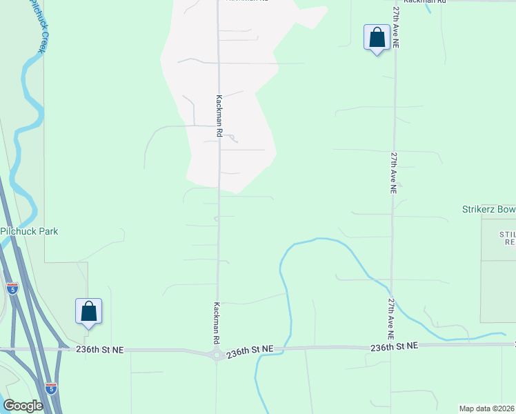 map of restaurants, bars, coffee shops, grocery stores, and more near 24215 19th Avenue Northeast in Arlington