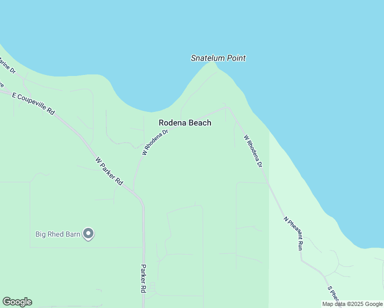 map of restaurants, bars, coffee shops, grocery stores, and more near 273 West Rhodena Drive in Coupeville