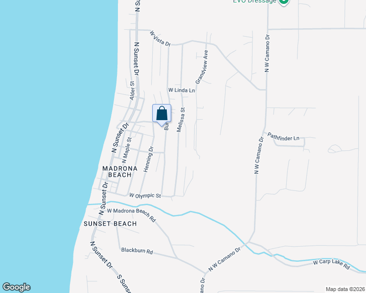 map of restaurants, bars, coffee shops, grocery stores, and more near 211 Melissa Street in Camano