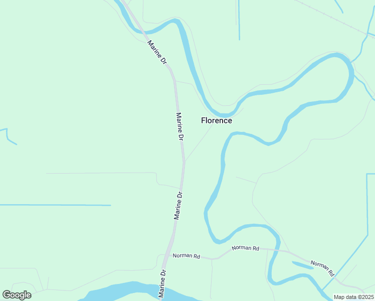 map of restaurants, bars, coffee shops, grocery stores, and more near 24506 Florence Road in Stanwood