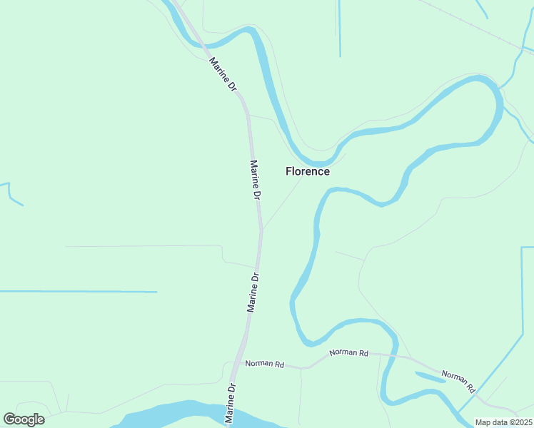 map of restaurants, bars, coffee shops, grocery stores, and more near 24506 Florence Road in Stanwood