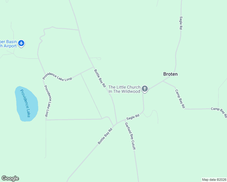 map of restaurants, bars, coffee shops, grocery stores, and more near 9411-9899 Bottle Bay Road in Sagle