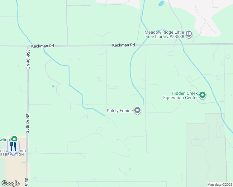 map of restaurants, bars, coffee shops, grocery stores, and more near 24717 43rd Avenue Northeast in Arlington