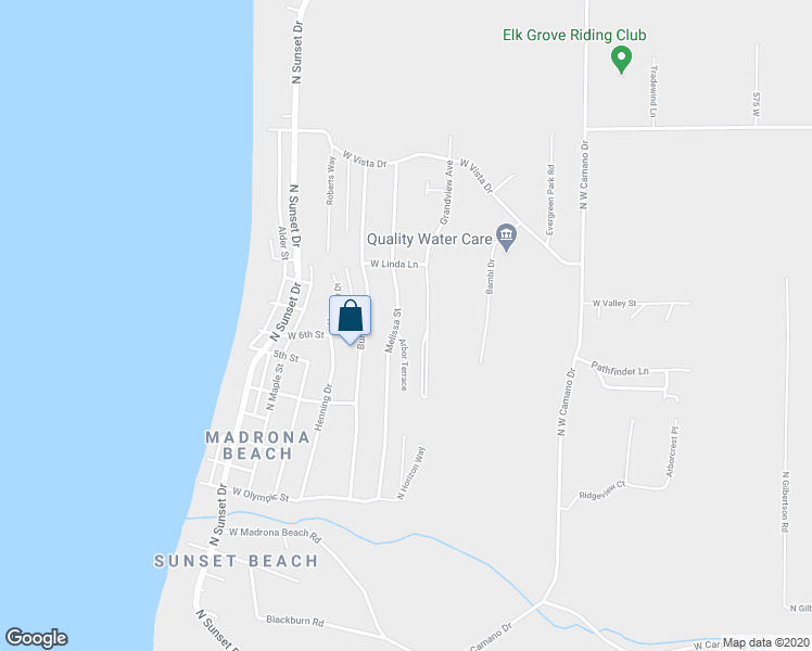 map of restaurants, bars, coffee shops, grocery stores, and more near 260 Melissa Street in Camano Island