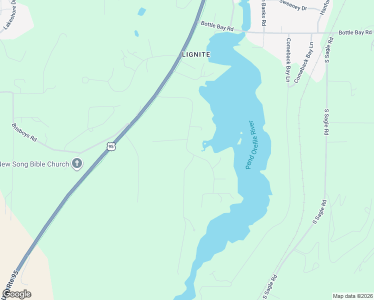 map of restaurants, bars, coffee shops, grocery stores, and more near 23 West Fry Creek Road in Sagle