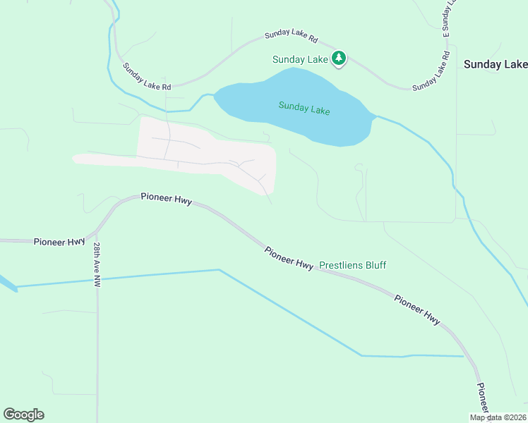 map of restaurants, bars, coffee shops, grocery stores, and more near 2004 252nd Street Northwest in Stanwood