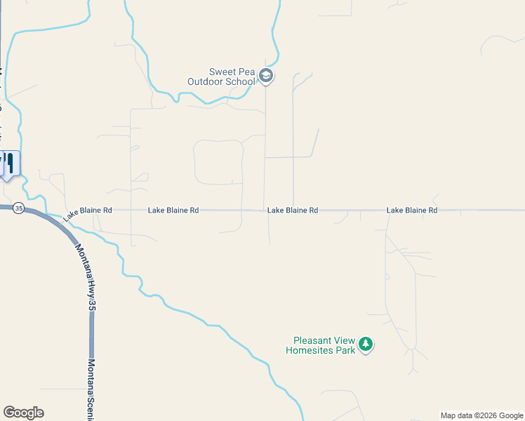 map of restaurants, bars, coffee shops, grocery stores, and more near 341 Lake Blaine Road in Kalispell