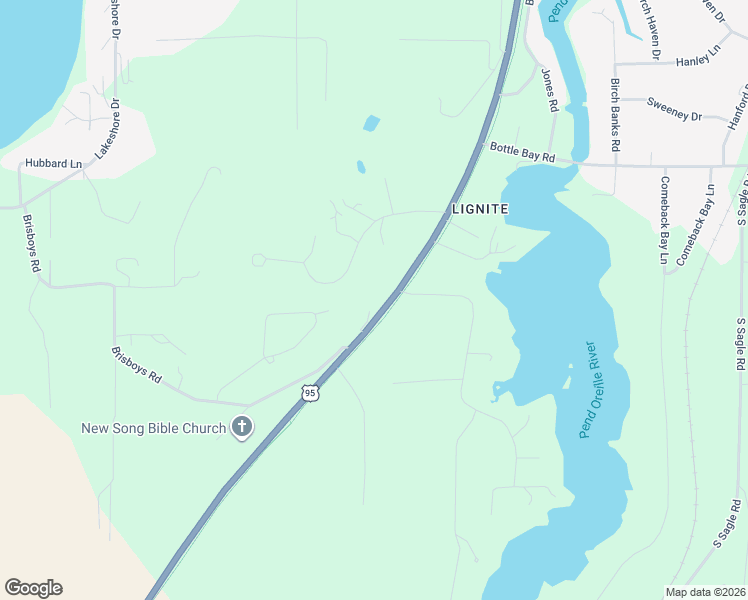 map of restaurants, bars, coffee shops, grocery stores, and more near 47060 2 Highway 95 in Sagle