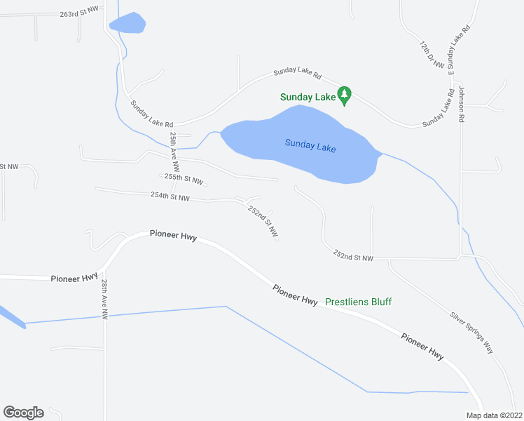 map of restaurants, bars, coffee shops, grocery stores, and more near 2031 252nd Street Northwest in Stanwood