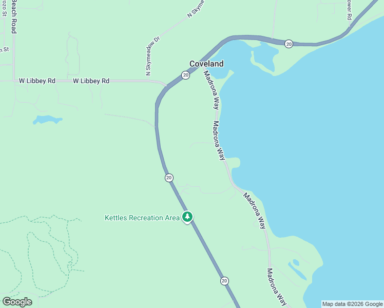 map of restaurants, bars, coffee shops, grocery stores, and more near 2225 Madrona Way in Coupeville