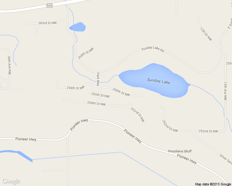 map of restaurants, bars, coffee shops, grocery stores, and more near 2232 256th Street Northwest in Stanwood