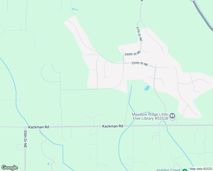 map of restaurants, bars, coffee shops, grocery stores, and more near 4419 256th Street Northeast in Arlington