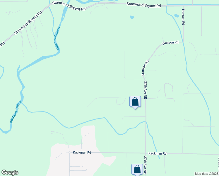 map of restaurants, bars, coffee shops, grocery stores, and more near 2221 258th Street Northeast in Arlington