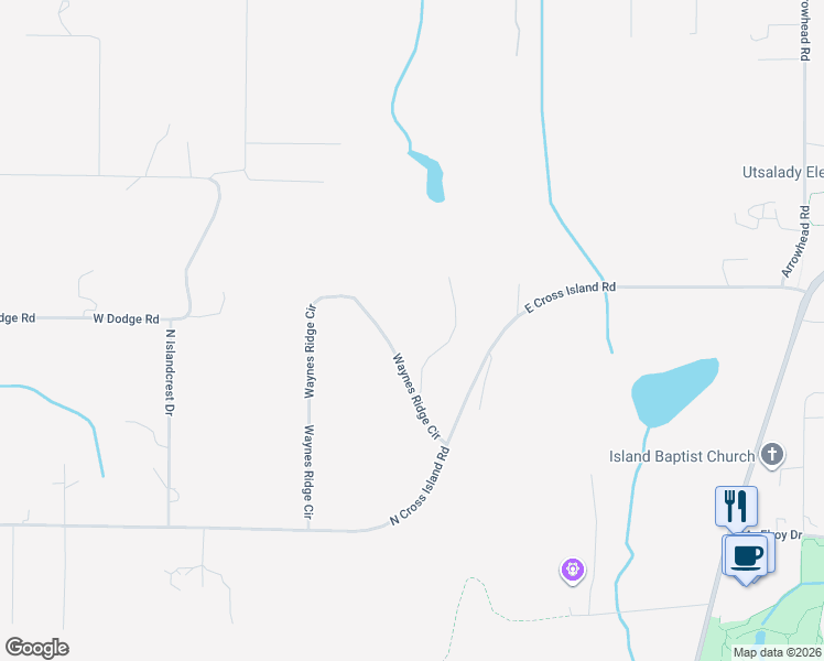 map of restaurants, bars, coffee shops, grocery stores, and more near 514 Waynes Ridge Circle in Camano