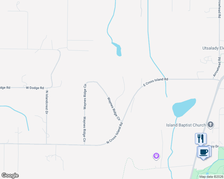 map of restaurants, bars, coffee shops, grocery stores, and more near 514 Waynes Ridge Circle in Camano