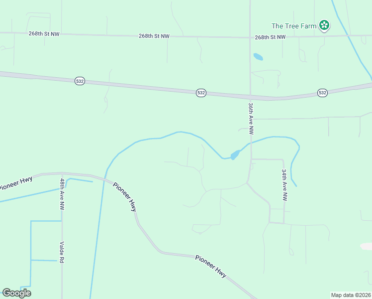 map of restaurants, bars, coffee shops, grocery stores, and more near 4003 259th Place Northwest in Stanwood