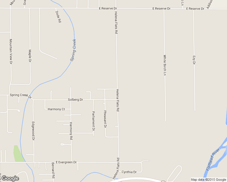 map of restaurants, bars, coffee shops, grocery stores, and more near 348 Helena Flats Rd in Kalispell