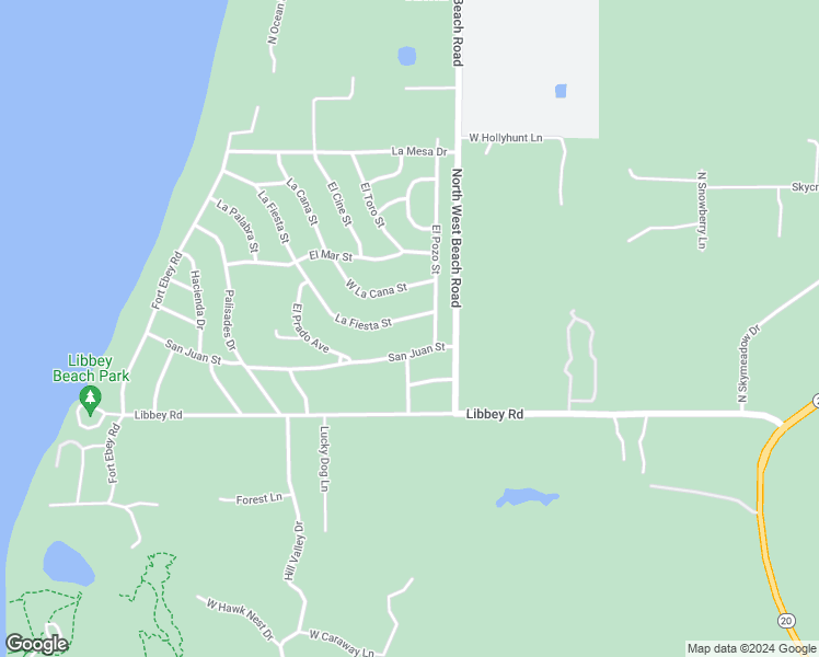 map of restaurants, bars, coffee shops, grocery stores, and more near 609 La Fiesta Street in Coupeville