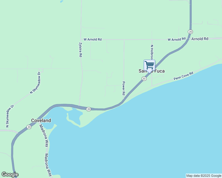 map of restaurants, bars, coffee shops, grocery stores, and more near 2011 Armstrong Road in Coupeville