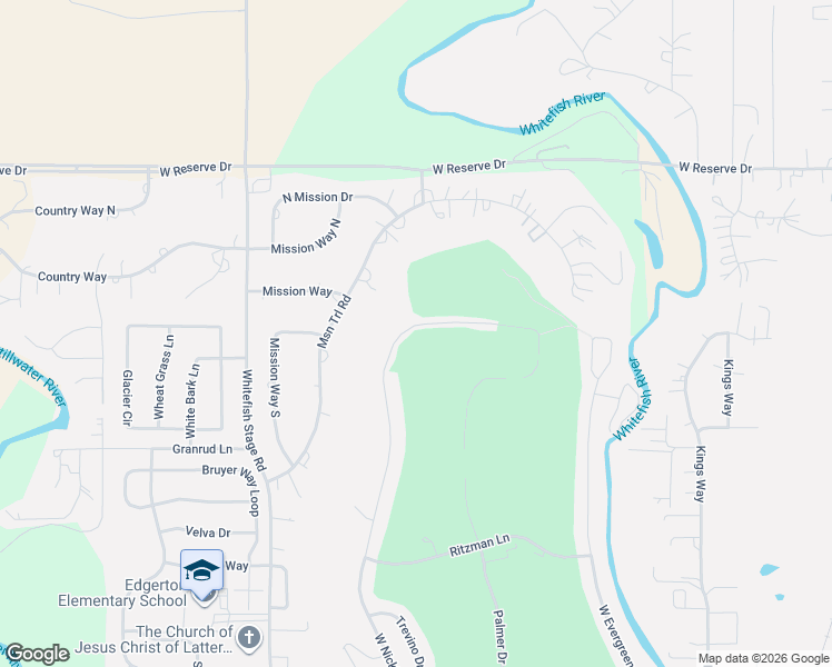 map of restaurants, bars, coffee shops, grocery stores, and more near 252 West Nicklaus Avenue in Kalispell