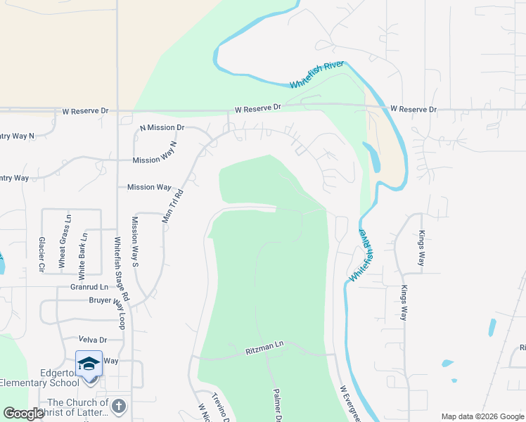 map of restaurants, bars, coffee shops, grocery stores, and more near 186 Palmer Dr in Kalispell