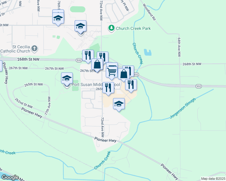 7104 265th Street Northwest, Stanwood WA Walk Score