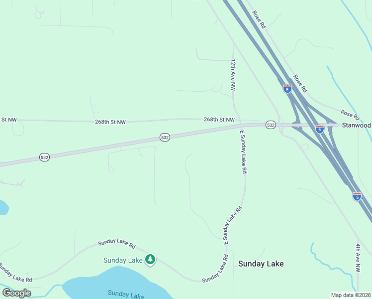 map of restaurants, bars, coffee shops, grocery stores, and more near 26531 12th Drive Northwest in Stanwood