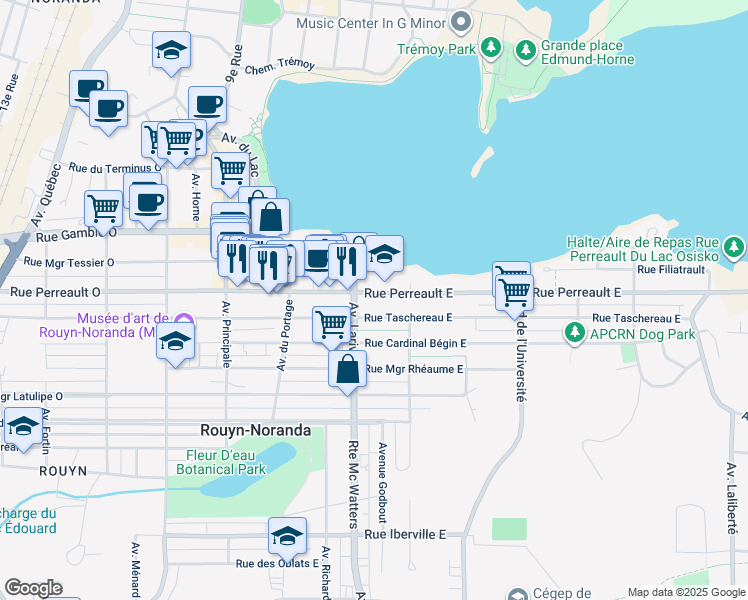 206 Rue Perreault Est, RouynNoranda QC Walk Score