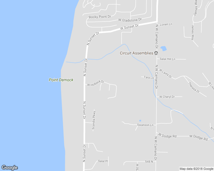 map of restaurants, bars, coffee shops, grocery stores, and more near 745 Erik Way in Camano Island